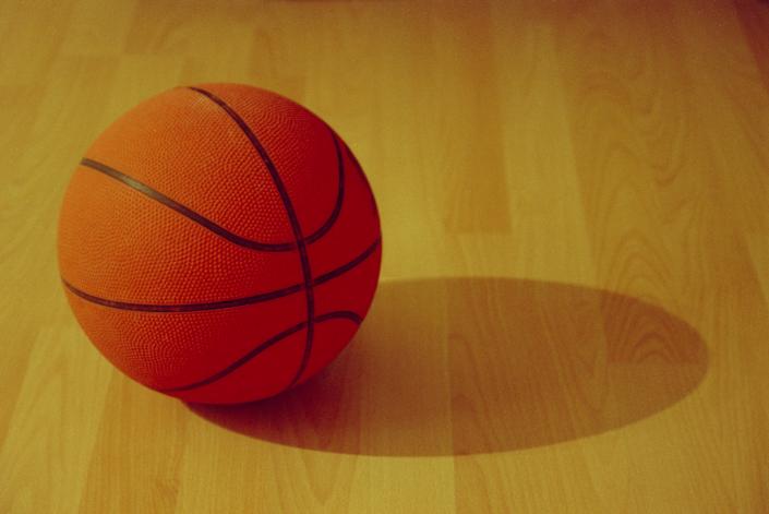 Basketball on Court